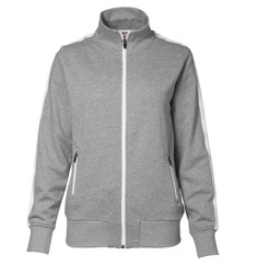 Zeige Details für Damen Cardigan mit Kontraststreifen Bild von Damen Cardigan mit Kontraststreifen