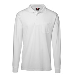 Zeige Details für PRO Wear Herren Langarm Polo mit Tasche  Bild von PRO Wear Herren Langarm Polo mit Tasche