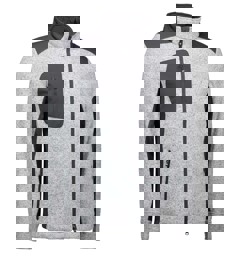Zeige Details für Gesteppte Fleecejacke Herren Bild von Gesteppte Fleecejacke Herren