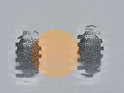 Zeige Details für Knopf gold mit Öse Bild von Knopf gold mit Öse