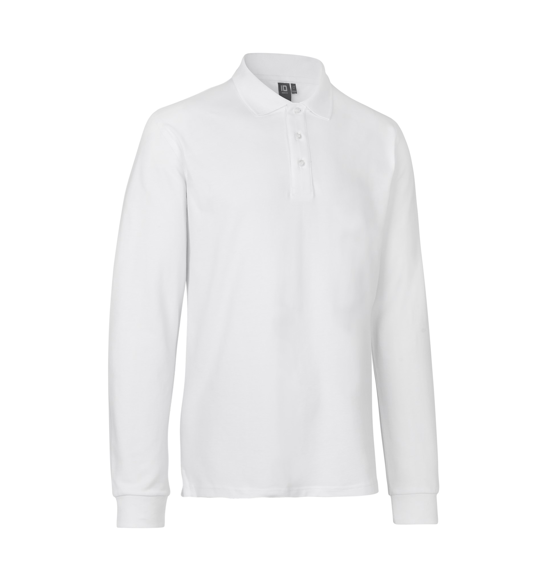 Bild von Langarm Poloshirt Stretch