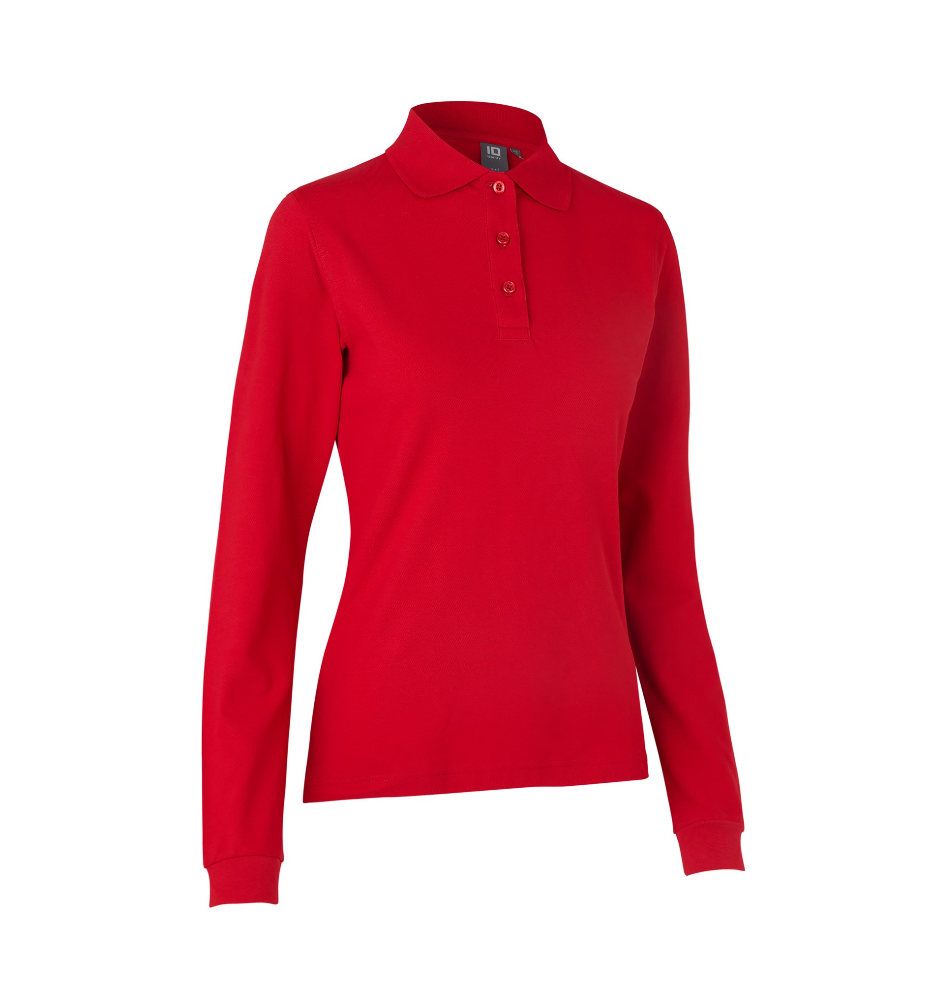 Bild von Langarm Damen Poloshirt Stretch