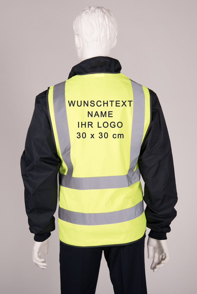 Picture of Safety vest including own back logo