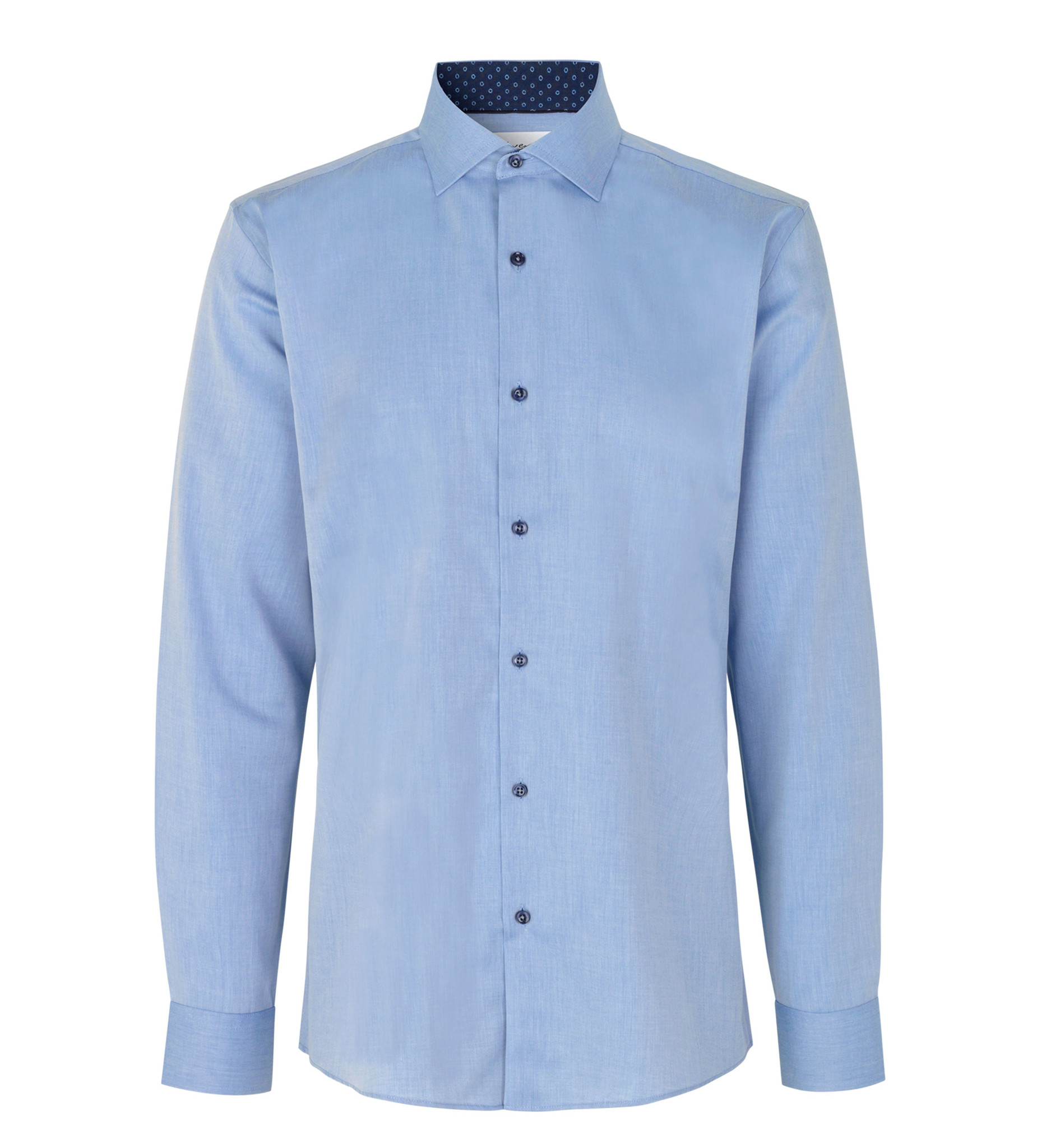 Bild von Fine Twill Kontrast Herren Hemd