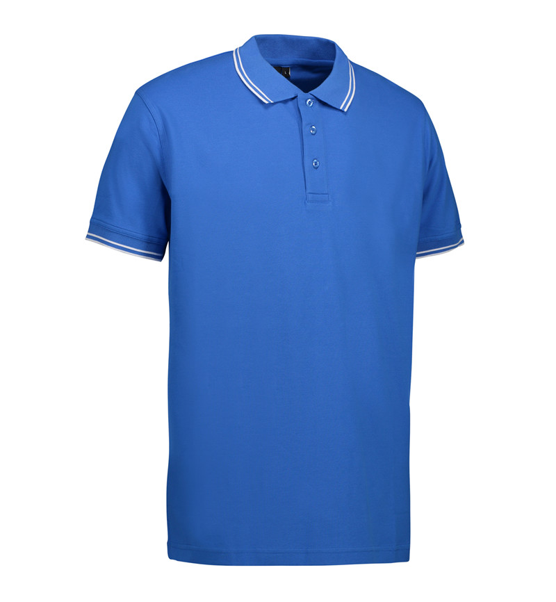 Picture of Stretch contrast poloshirt