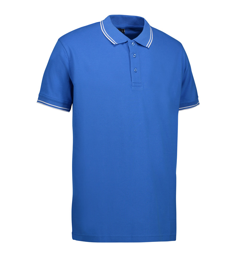 Bild von Stretch Kontrast Poloshirt