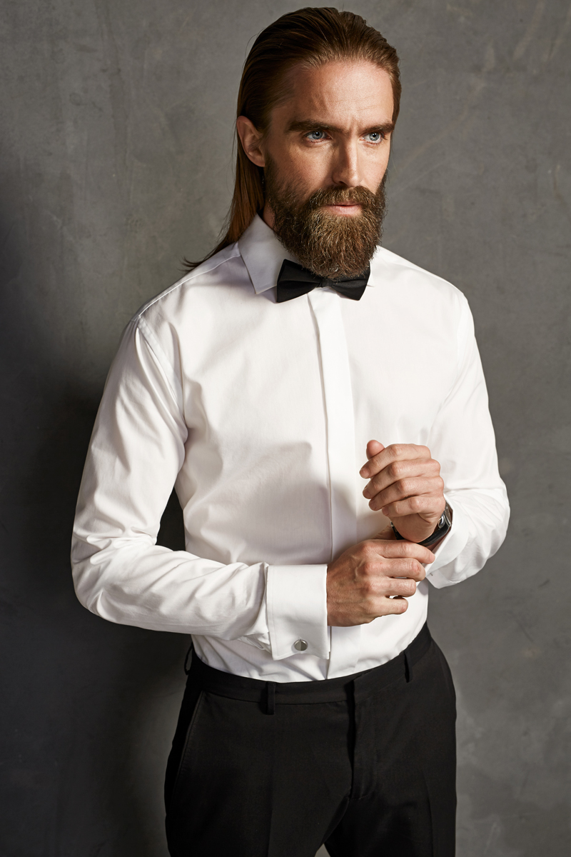 Bild von Poplin\Tuxedo- Hemd 