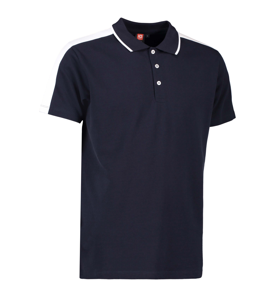 Picture of Men's polo shirt with contrast band