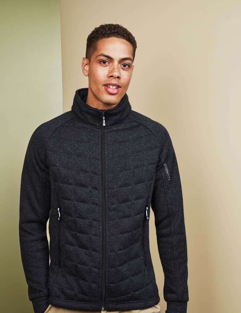 Picture of Quilted fleece jacket for men